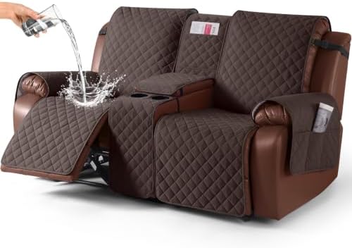 KinCam 100% Waterproof Loveseat Recliner Cover by KinCam