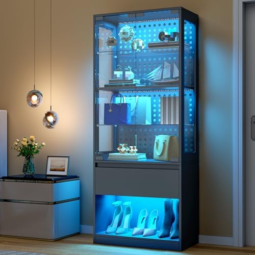 kepptory 65" Slim Glass Display Cabinet - Image 3