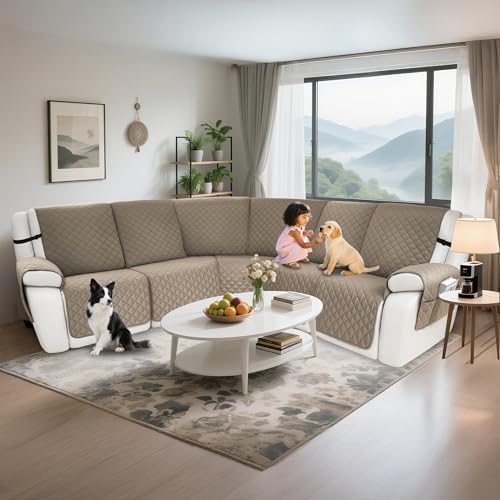 Waterproof Sectional Reclining Couch Covers L Shaped Recliner Sectional Sofa - Image 2