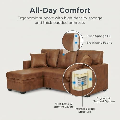 TYBOATLE Convertible Sofa Bed Couch - Image 3