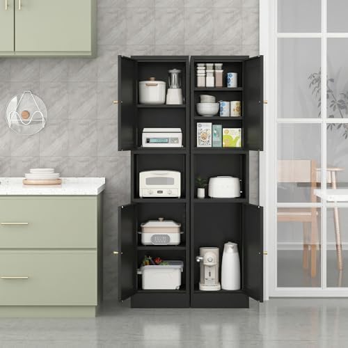67" Tall Metal Storage Cabinet - Image 2