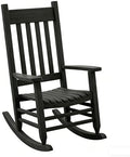 Oversized Outdoor Wooden Rocking Chair by Unknown