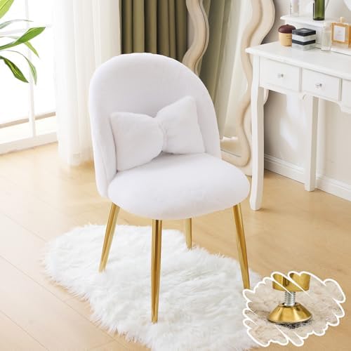 VINGLI Fluffy Girls Vanity Chair by VINGLI