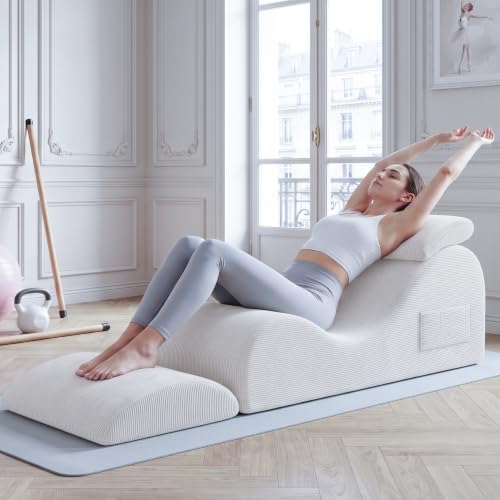 Convertible Yoga Chair Lounge for Adults, Ergonomic Foam Chaise Lounge Chair by Unknown