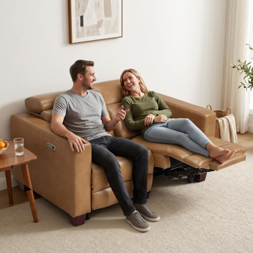MCombo Zero Wall Hugger Power Loveseat Recliner Sofa - Image 2