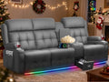 RV Loveseat Recliner Sofa, Home Theater Seating by TOMOSLTER