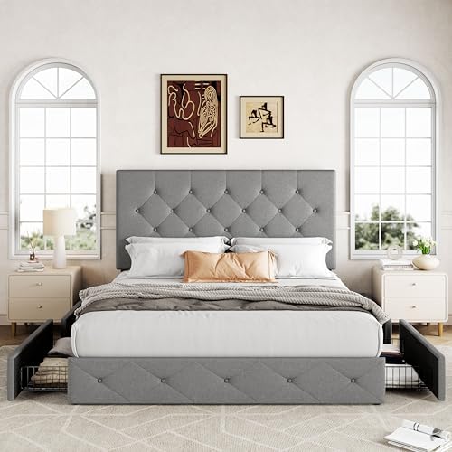 Allewie Full Size Storage Bed Frame - Image 3