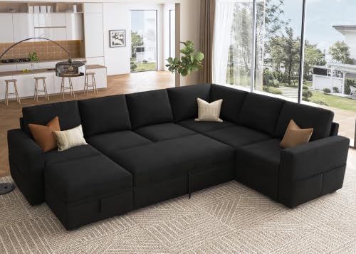 HONBAY Sectional Sleeper Couch by HONBAY