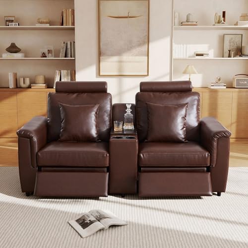 ORRD Multifunctional Faux Leather Storage Console - Image 2