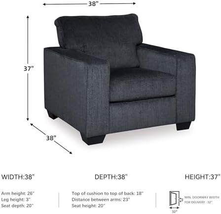 Signature Design by Ashley Upholstered Accent Chair - Image 3