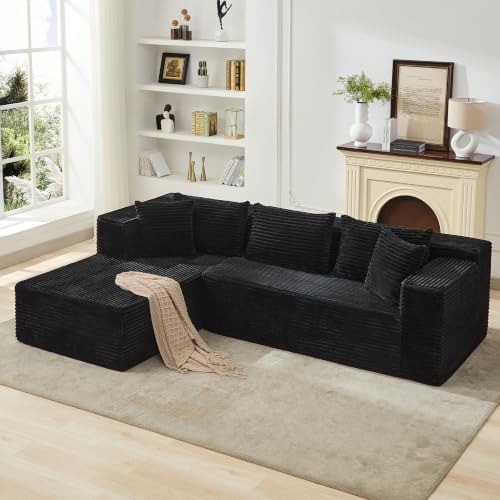 106" L Shaped Modular Cloud Sectional Sofa - Image 2