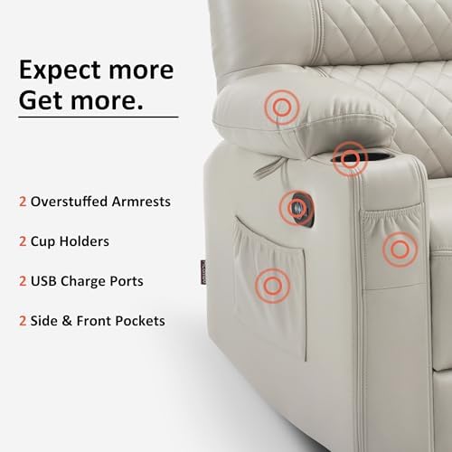 MCombo 56 in Reclining Loveseat Recliner - Image 7
