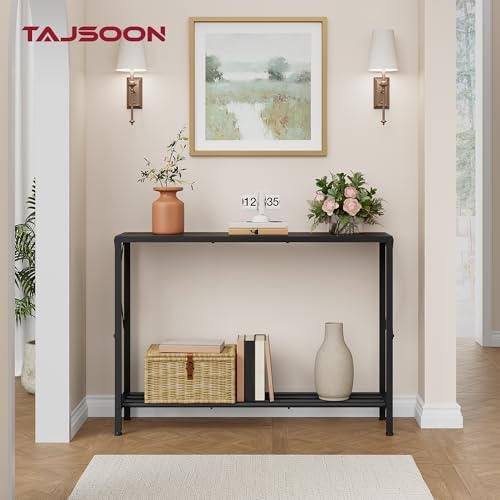 Tajsoon Console Table 41.8", 2 Tier Entryway Table - Image 2