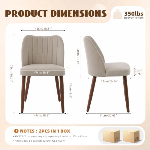Garvee Modern Dining Chairs Sets of 4 - Image 2