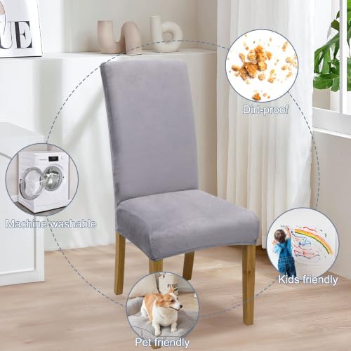 Dining Chair Covers, Stretch Seat Covers, Washable Furniture Protector - Image 6
