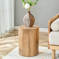Round Side Table, End Table Living Room Table, Sofa Couch Bedside Table by BAOPIN