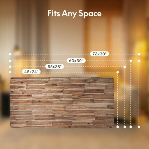 FLEXISPOT Acacia Solid Wood 72"x30" Butcher Block Desktop - Image 3