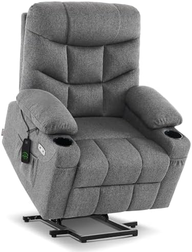 MCombo Power Lift Recliner for Elderly, Fabric 7287 by MCombo