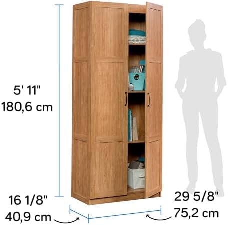 Sauder Select Storage Cabinet, Pantry Cabinet Kitchen Storage - Image 3