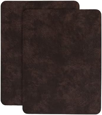 JDLUGH Sofa Leather Repair Patch Tape, 8.2x11 Inch, Dark Brown by JDLUGH