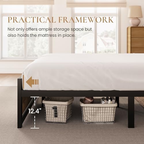 SHA CERLIN Heavy Duty Full Size Bed Frame - Image 5