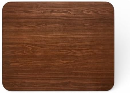30" x 42" Rectangular Reversible Walnut/Oak Laminated Table Top, Commercial - Image 3