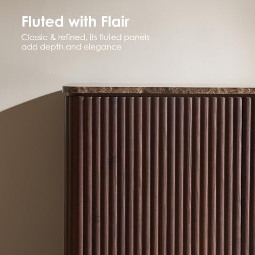 34" Fluted Sideboard Cabinet - Image 3
