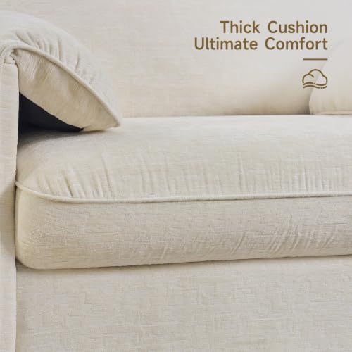 ONBRILL Oversized Accent Chair, 41 Inch Chenille Fabric Armchair - Image 6