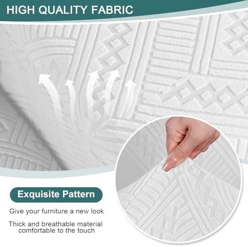 Ruaozz Stretch Loveseat Recliner Cover - Image 3