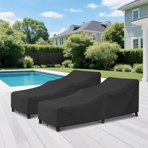 Arcedo Outdoor Lounge Chair Covers 2 Pack - Image 7