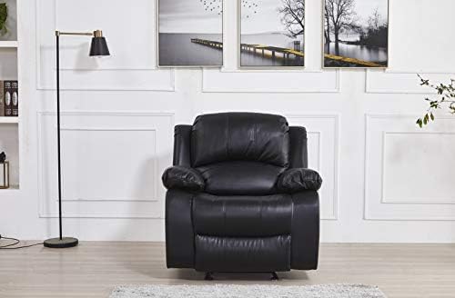 Betsy Furniture 3PC Faux Leather Reclining Couch Set, Living Room Furniture Set - Image 4