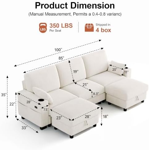 Vipbear Modular Sectional Sofa - Image 2
