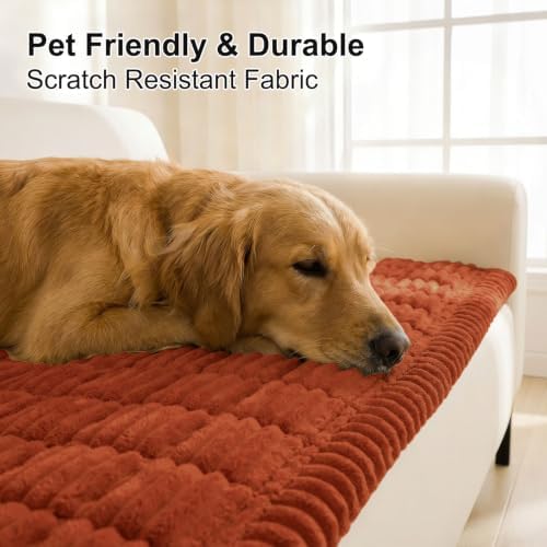 Smiry Couch Cover for Dogs, Non Slip Washable Fall Sofa Protector for Pets - Image 4