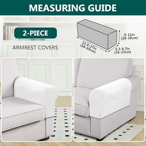 UNBBRRL Stretch Sofa Armrest Covers - Image 2