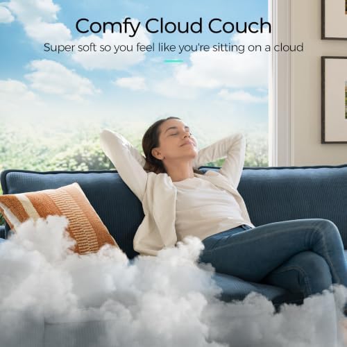LINSY HOME 157'' Modular Sectional Sofa 4 Seat Couch Corduroy Cloud Couch - Image 5