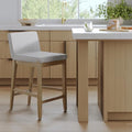 Nathan James Gracie Modern Bar Stool Counter Height Barstool by Unknown