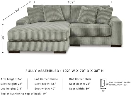 Signature Design by Ashley 2-Piece Sectional - Image 3