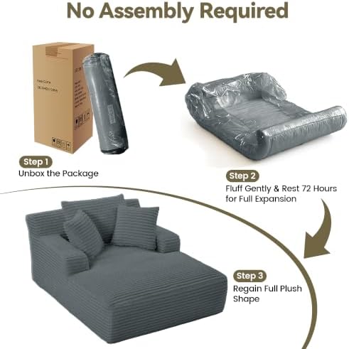 NicBex 66”Oversized Chaise Lounge Chair Indoor - Image 6