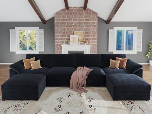 EASE MOOSE Oversized Modular Sectional Sofa, Extra Large U Shape Sectional by EASEMOOSE