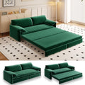 66" Futon Sofa Bed Queen Size, 3-in-1 Convertible Sleeper Sofa by Kolavess