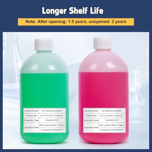 YINMIK pH Calibration Solution 4.00 7.00 pH Buffer Solution Each 16.9Fl oz - Image 5