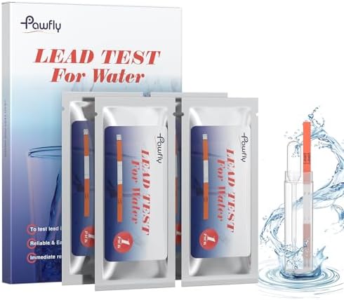 Pawfly Lead Water Test Kit Lead in Drinking Water Test Kit 10-Minute Detection by Pawfly