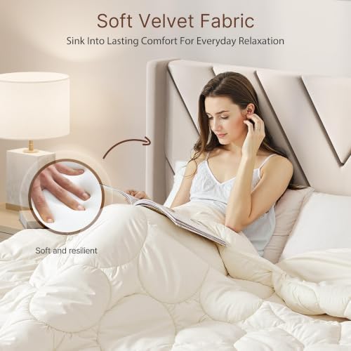 Yaheetech King Bed Frame with Chevron Channel-Tufted Headboard - Image 4