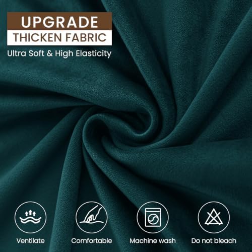 XINEAGE 3-Piece Velvet Sofa Cover, Couch Covers - Image 5