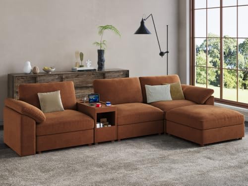 EASE MOOSE Oversized L Shape Sectional Modular Sofa by EASEMOOSE