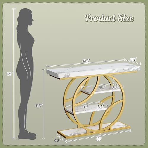 Huuger 41.3 Inch Entryway Table, Console Table - Image 2