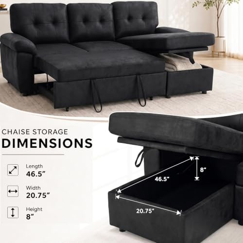 healthomse 88.5" Modular Sleeper Sofa Bed - Image 4