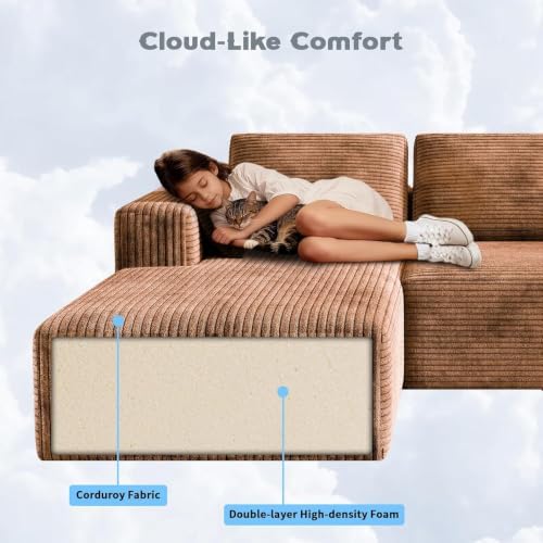 106" L-Shaped Modular Sectional Sofa - Image 6