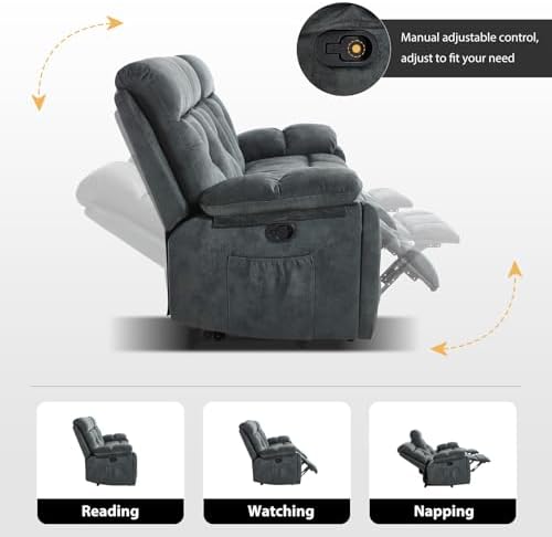 CANMOV Recliner Sofa Set, Power Lift Recliner - Image 4