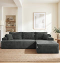 Hobestluk Boneless Couch Modular Sectional Sofa L-Shape Lounge Cloud Couch by YourHomeDeservesMore